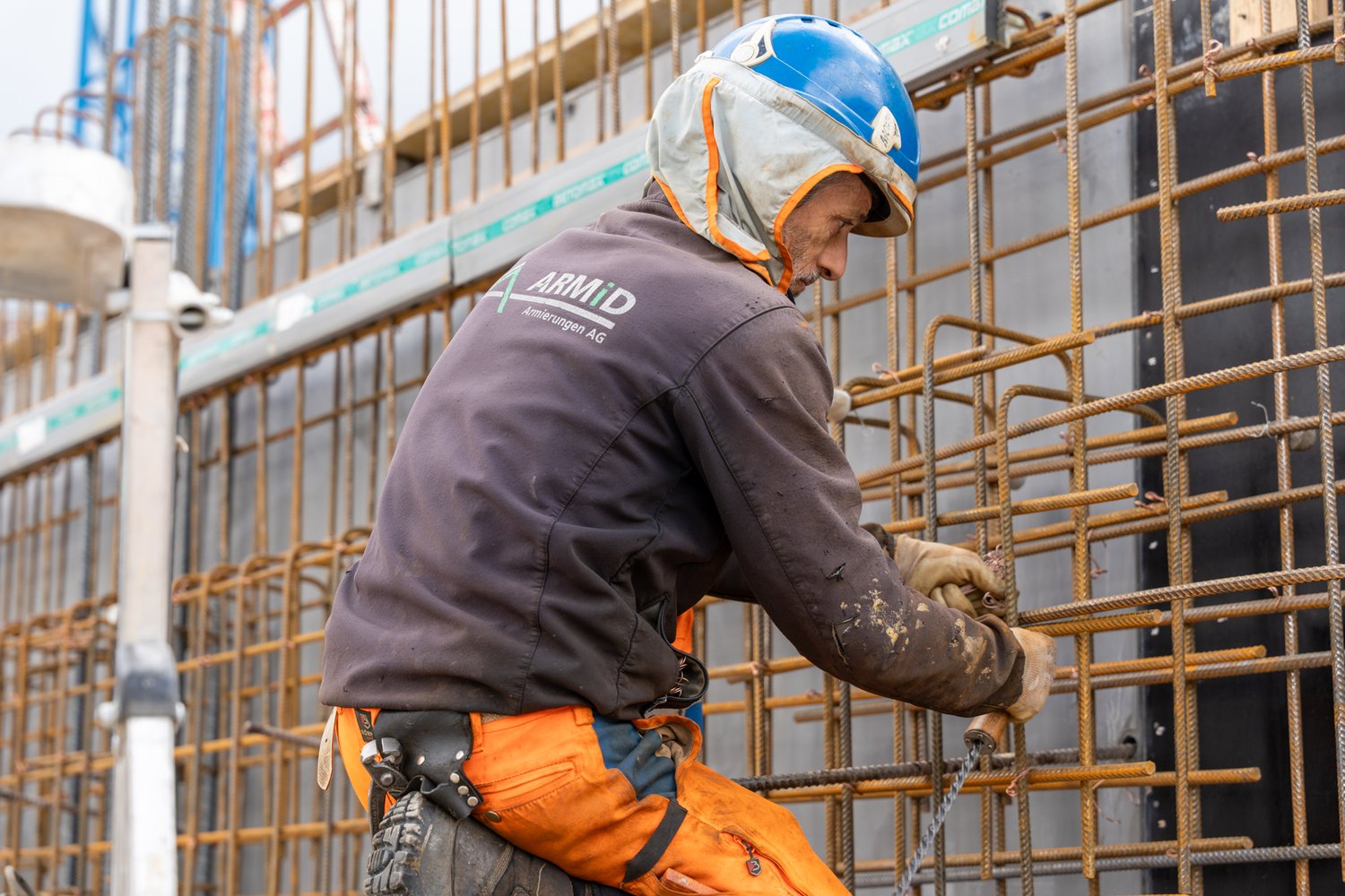 Mitarbeiter bei der Arbeit in Andermatt